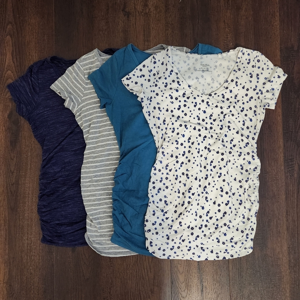 4 Motherhood Maternity Tees